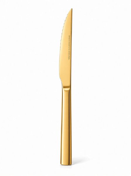 Εικόνα της ΜΑΧΑΙΡΙ STEAK PORTO GOLD SHINY 18/0